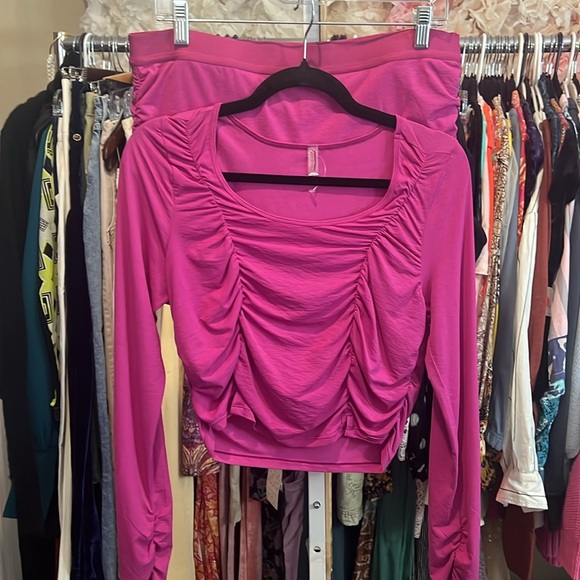 NWT Free People Servin’ It Set, LARGE - Picture 3 of 5